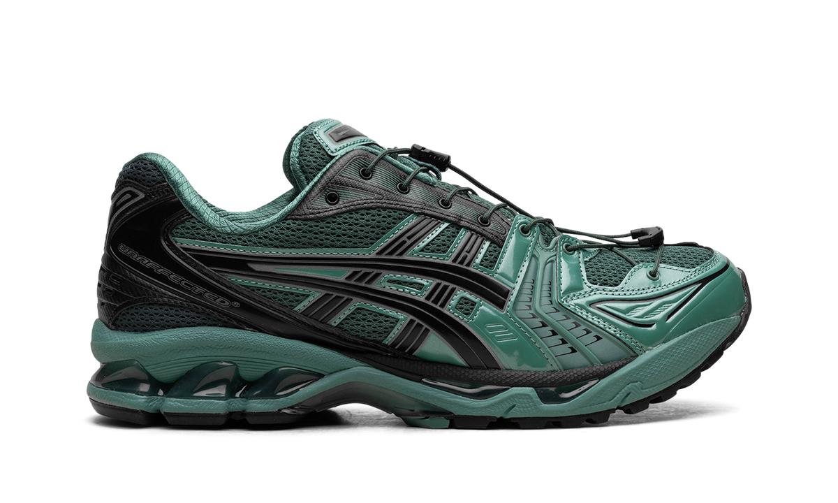 Overkicks - ASICS Gel-Kayano 14 Unaffected Infinite Wonders Pack Green (1201A922-300) - detalle talon