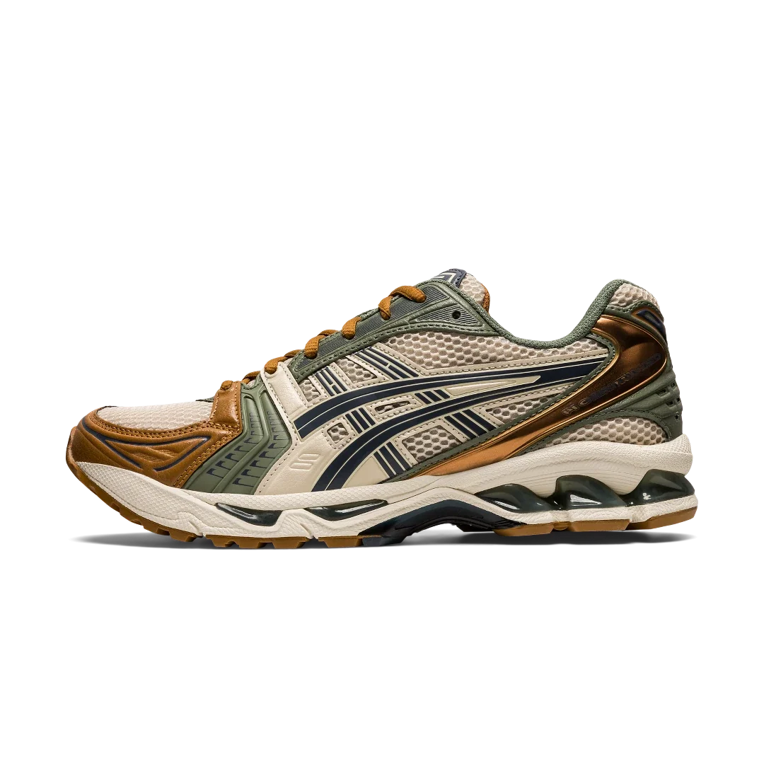 Overkicks - ASICS Gel-Kayano 14 Vanilla Tarmac (1201A019-250) - vista lateral