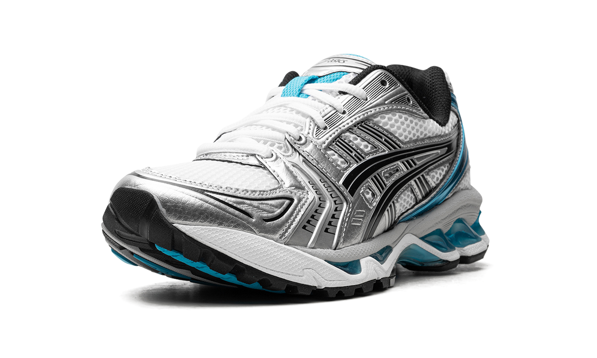 Overkicks - ASICS Gel-Kayano 14 White Aizuri Blue (Womens) (1202A056-108) - detalle suela