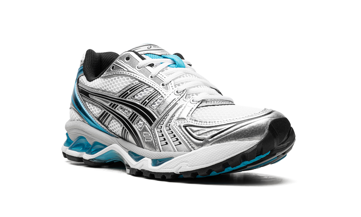 Overkicks - ASICS Gel-Kayano 14 White Aizuri Blue (Womens) (1202A056-108) - detalle lateral interior