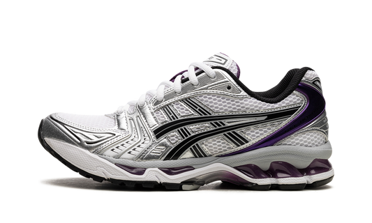 Overkicks - ASICS Gel-Kayano 14 White Dark Grape (Womens) (1202A056-111) - vista lateral