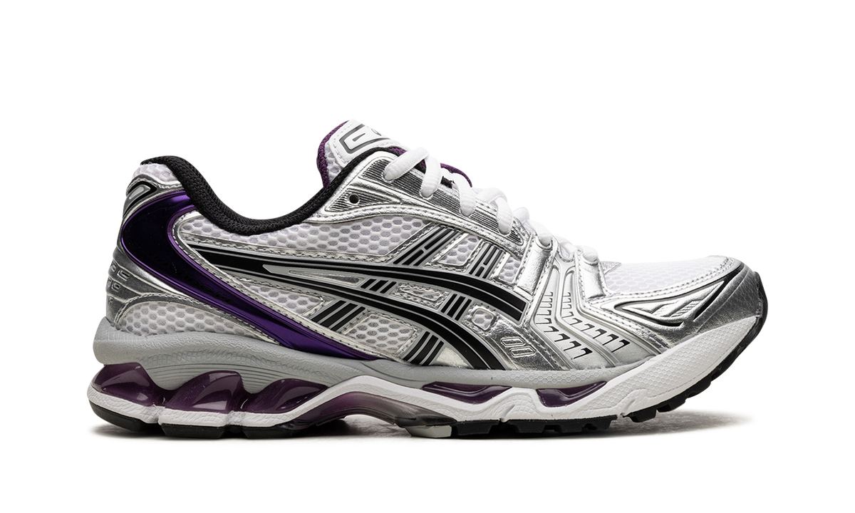 Overkicks - ASICS Gel-Kayano 14 White Dark Grape (Womens) (1202A056-111) - detalle talon