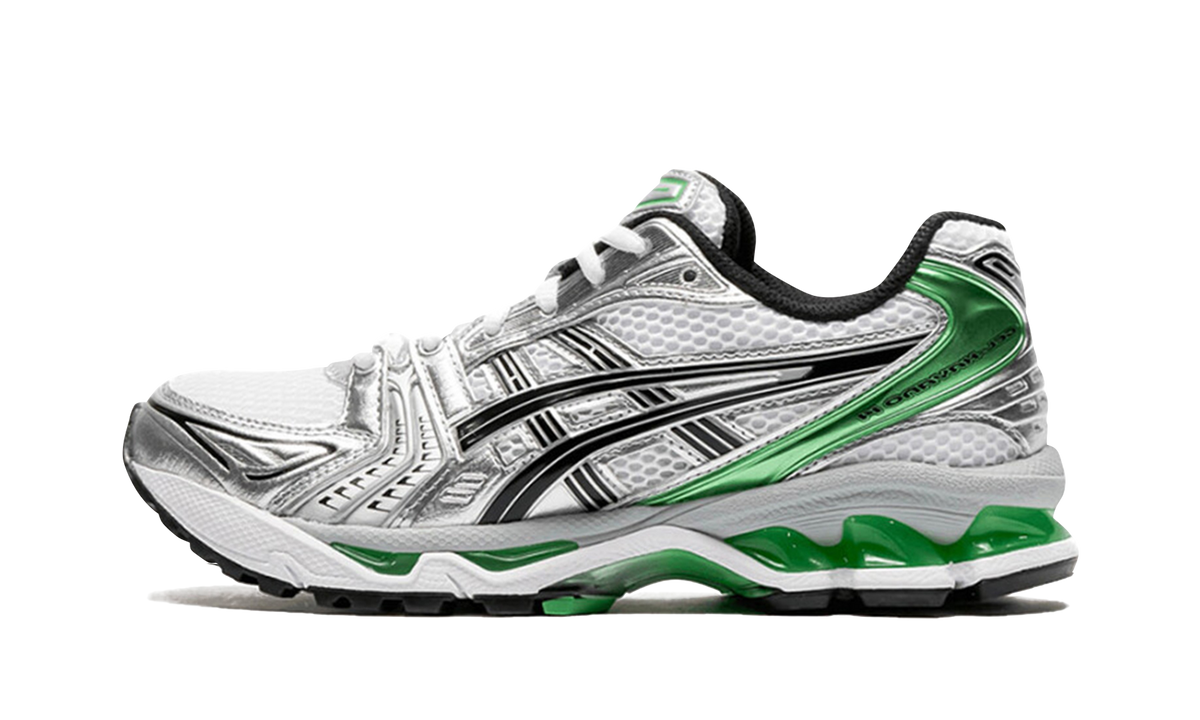 Overkicks - ASICS Gel-Kayano 14 White Malachite Green (1201A019-110) - vista lateral