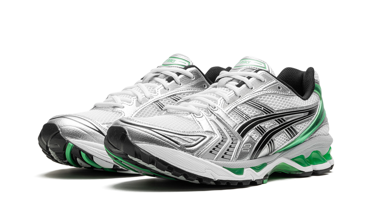 Overkicks - ASICS Gel-Kayano 14 White Malachite Green (1201A019-110) - vista trasera