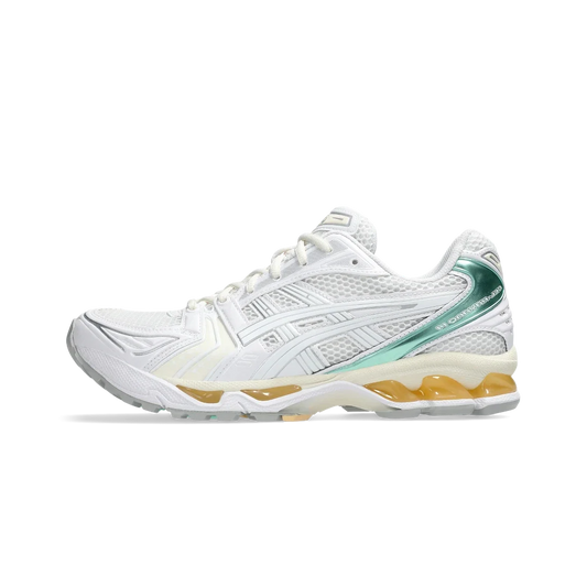 Overkicks - ASICS Gel-Kayano 14 White Mint Gold (1203A537-107) - vista lateral