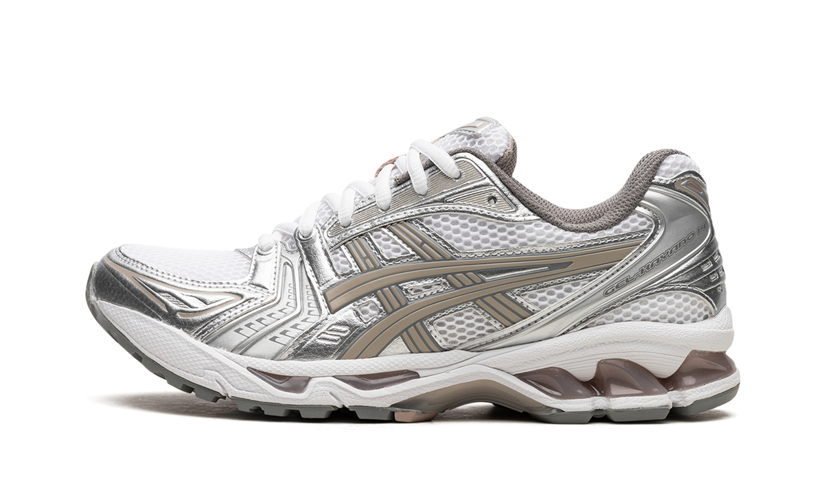 Overkicks - ASICS Gel-Kayano 14 White Moonrock (Womens) (1202A056-106) - vista lateral