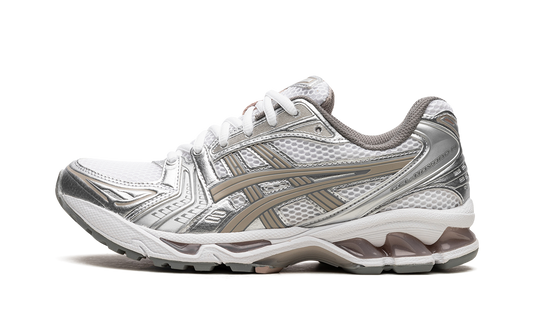 Overkicks - ASICS Gel-Kayano 14 White Moonrock (Womens) (1202A056-106) - vista lateral