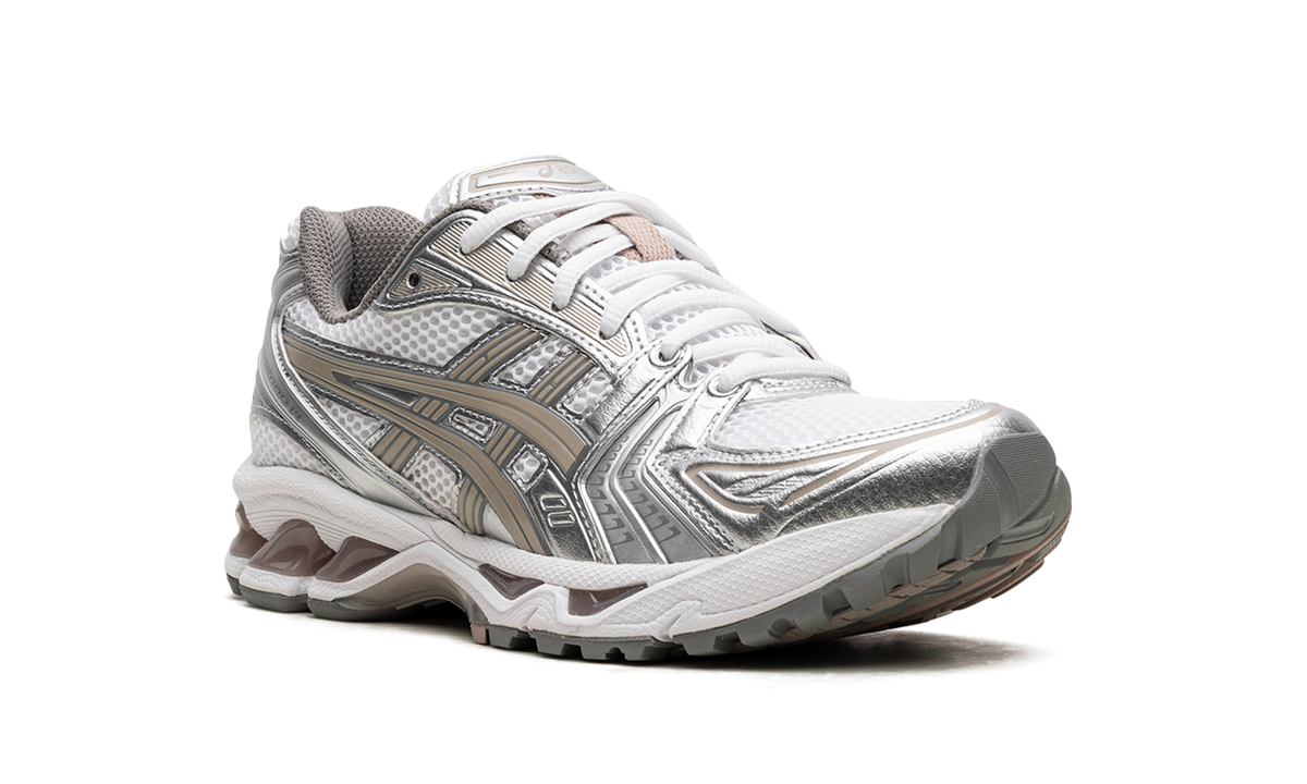 Overkicks - ASICS Gel-Kayano 14 White Moonrock (Womens) (1202A056-106) - detalle lateral interior