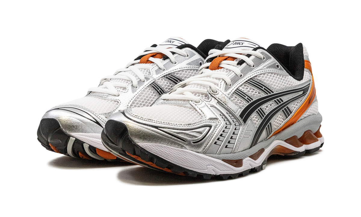 Overkicks - ASICS Gel-Kayano 14 White Piquant Orange (1201A019-109) - vista trasera