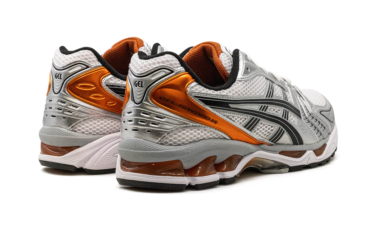 Overkicks - ASICS Gel-Kayano 14 White Piquant Orange (1201A019-109) - par completo