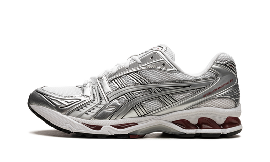 Overkicks - ASICS Gel-Kayano 14 White Pure Silver (1201A019-104) - vista lateral