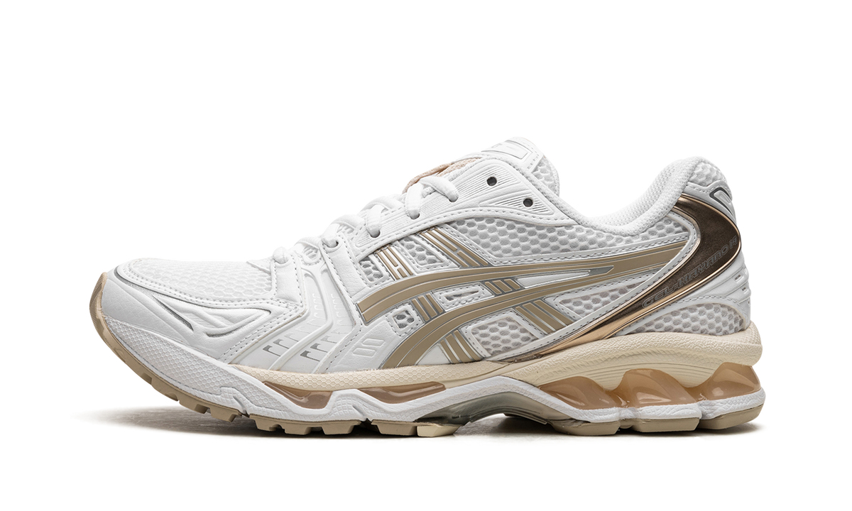 Overkicks - ASICS Gel-Kayano 14 White Simply Taupe (Womens) (1202A056-110) - vista lateral