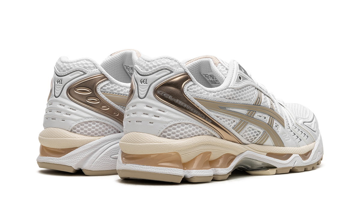 Overkicks - ASICS Gel-Kayano 14 White Simply Taupe (Womens) (1202A056-110) - par completo