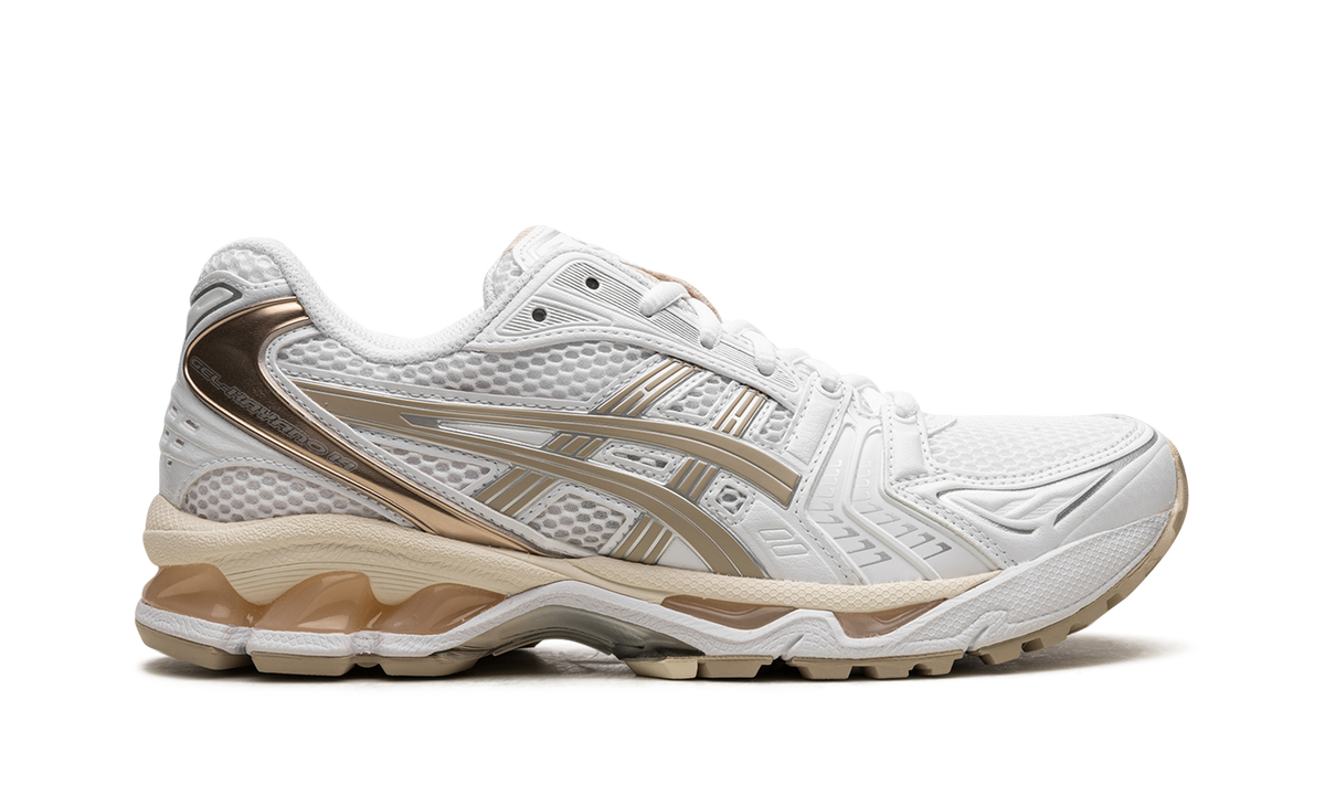 Overkicks - ASICS Gel-Kayano 14 White Simply Taupe (Womens) (1202A056-110) - detalle talon