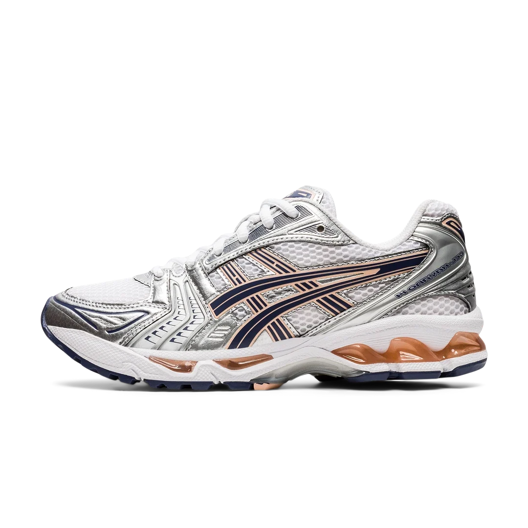Overkicks - ASICS Gel-Kayano 14 White Thunder Blue (Womens) (1202A056-103) - vista lateral