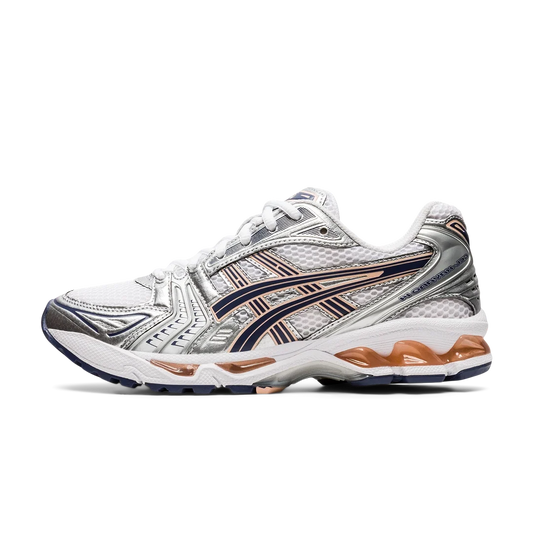 Overkicks - ASICS Gel-Kayano 14 White Thunder Blue (Womens) (1202A056-103) - vista lateral