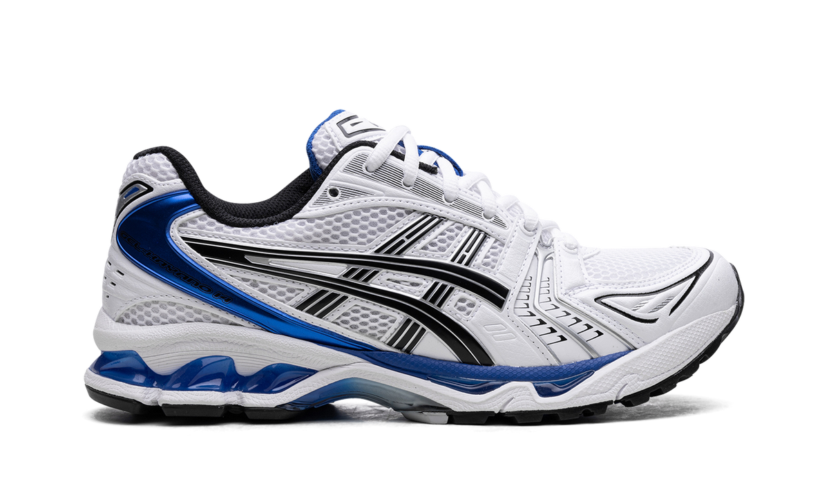 Overkicks - ASICS Gel-Kayano 14 White Tuna Blue (1201A019-101) - detalle talon