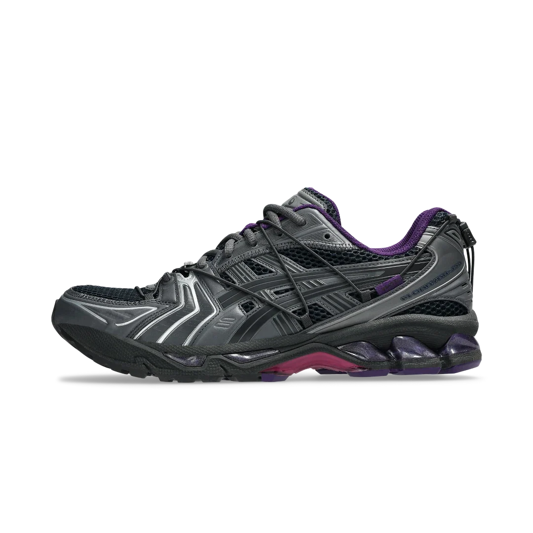 Overkicks - ASICS Gel-Kayano 14 Zutomayo Black Purple (1203A646-020) - vista lateral