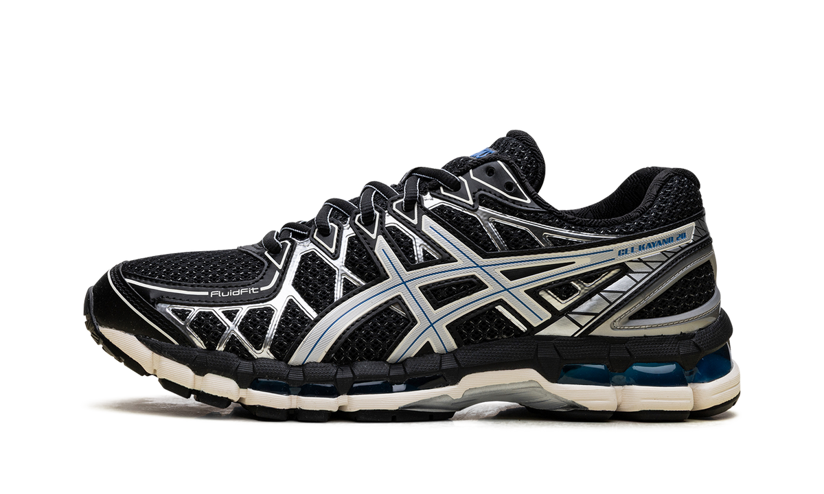 Overkicks - ASICS Gel-Kayano 20 Black Pure Silver (1203A388-001) - vista lateral