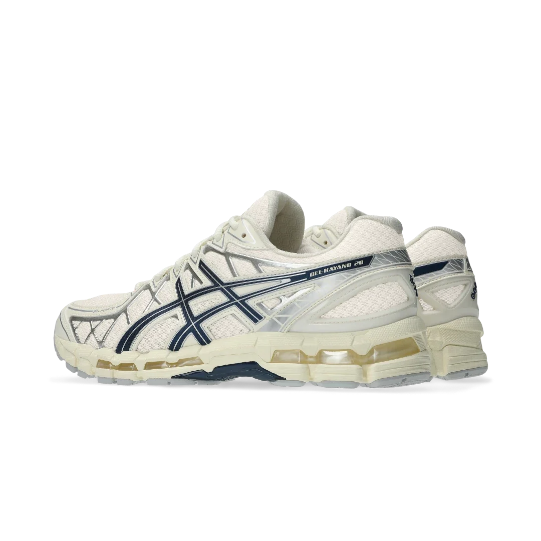 Overkicks - ASICS Gel-Kayano 20 Cream Independence Blue (1203A388-104) - par completo