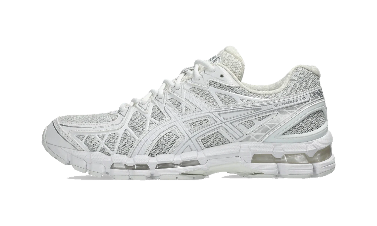 Overkicks - ASICS Gel-Kayano 20 Glacier Grey White (1203A388-028) - vista lateral