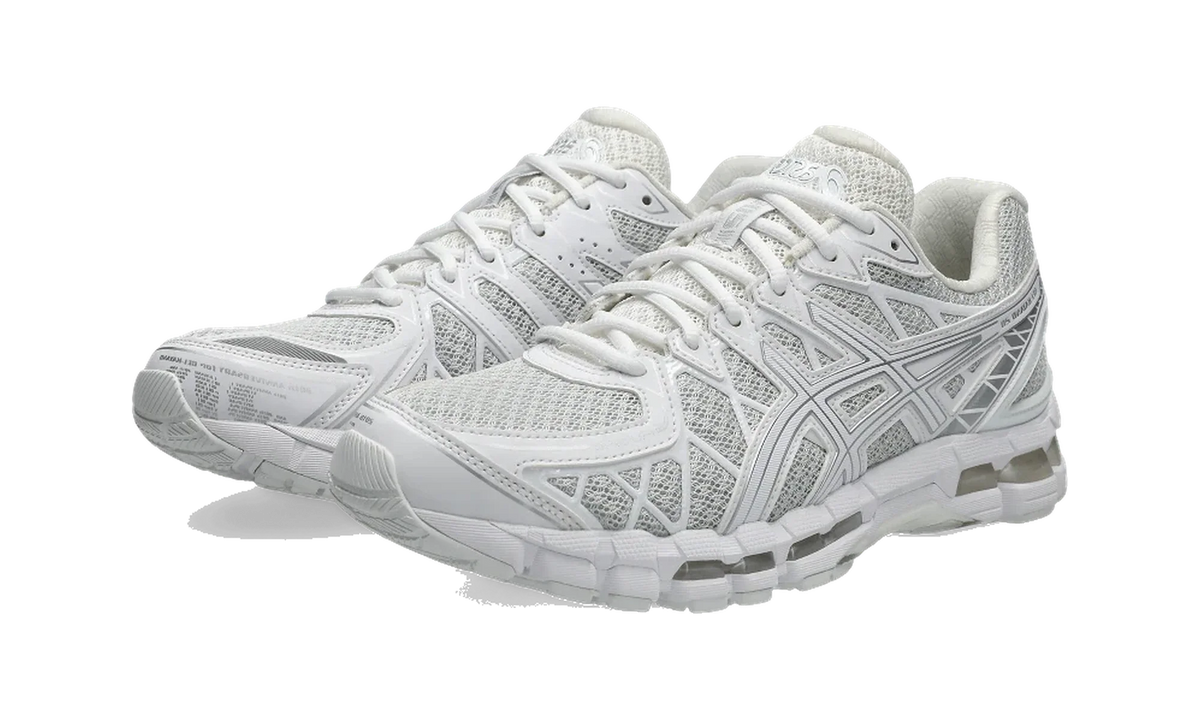 Overkicks - ASICS Gel-Kayano 20 Glacier Grey White (1203A388-028) - vista trasera