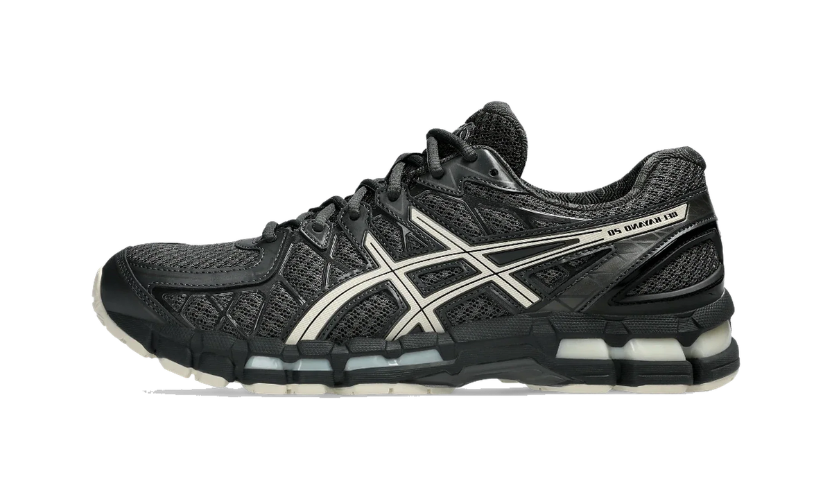 Overkicks - ASICS Gel-Kayano 20 Obsidian Grey Oatmeal (1203A388-027) - vista lateral