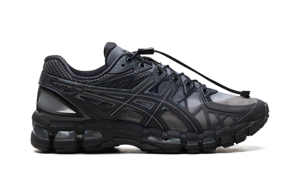 Overkicks - ASICS Gel-Kayano 20 Unaffected Black Obsidian (1203A529-020) - detalle talon