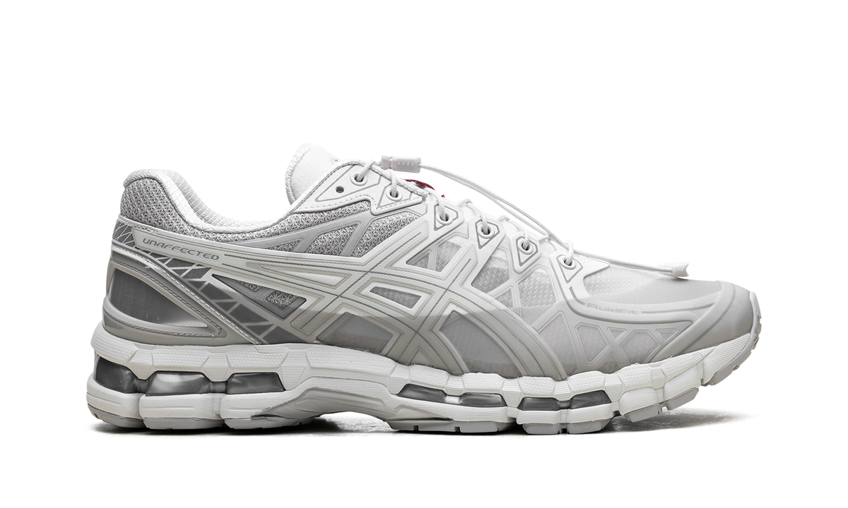 Overkicks - ASICS Gel-Kayano 20 Unaffected Cream Lake Grey (1203A529-100) - detalle talon