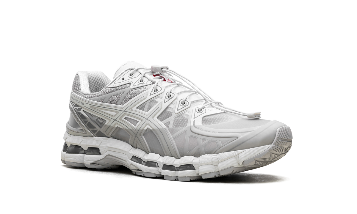 Overkicks - ASICS Gel-Kayano 20 Unaffected Cream Lake Grey (1203A529-100) - detalle lateral interior