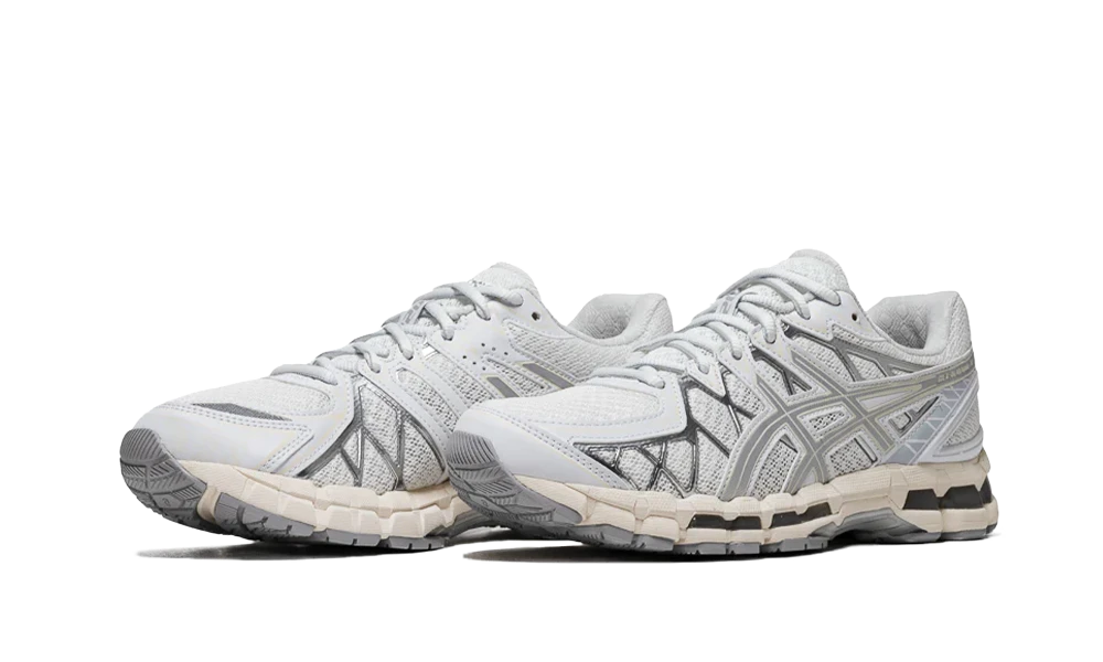 Overkicks - ASICS Gel-Kayano 20 White Pure Silver (1203A388-100) - vista trasera