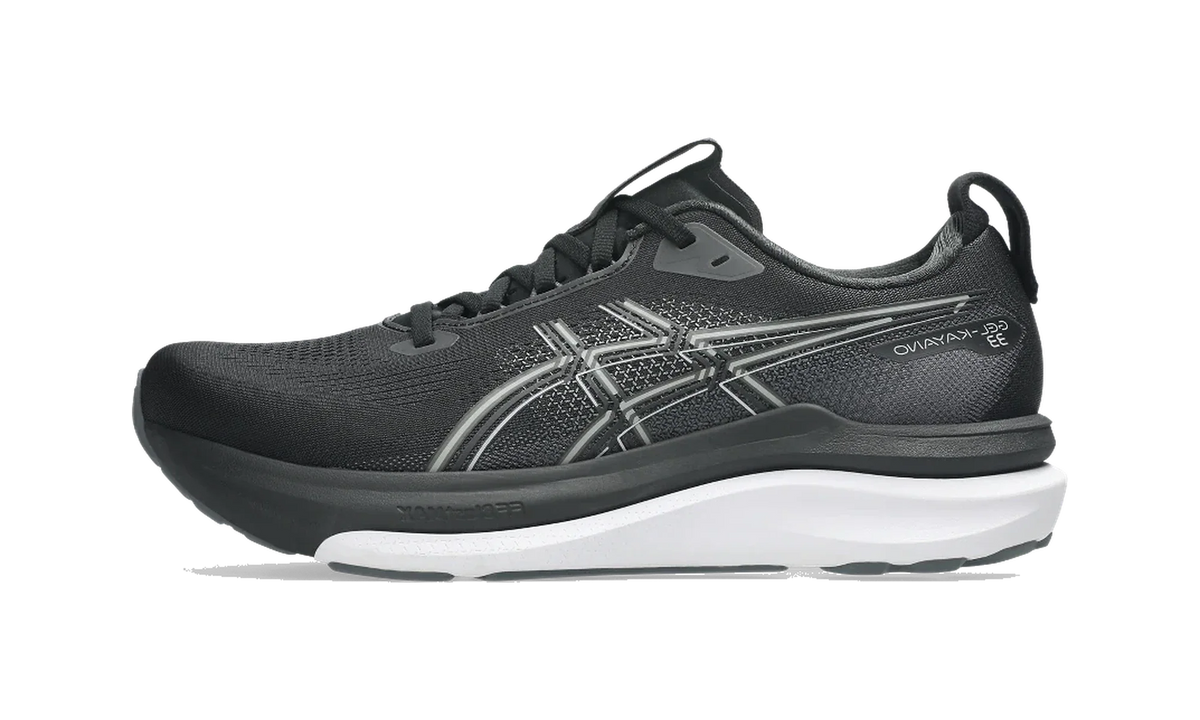 Overkicks - ASICS Gel-Kayano 33 Black White (1011C167-002) - vista lateral
