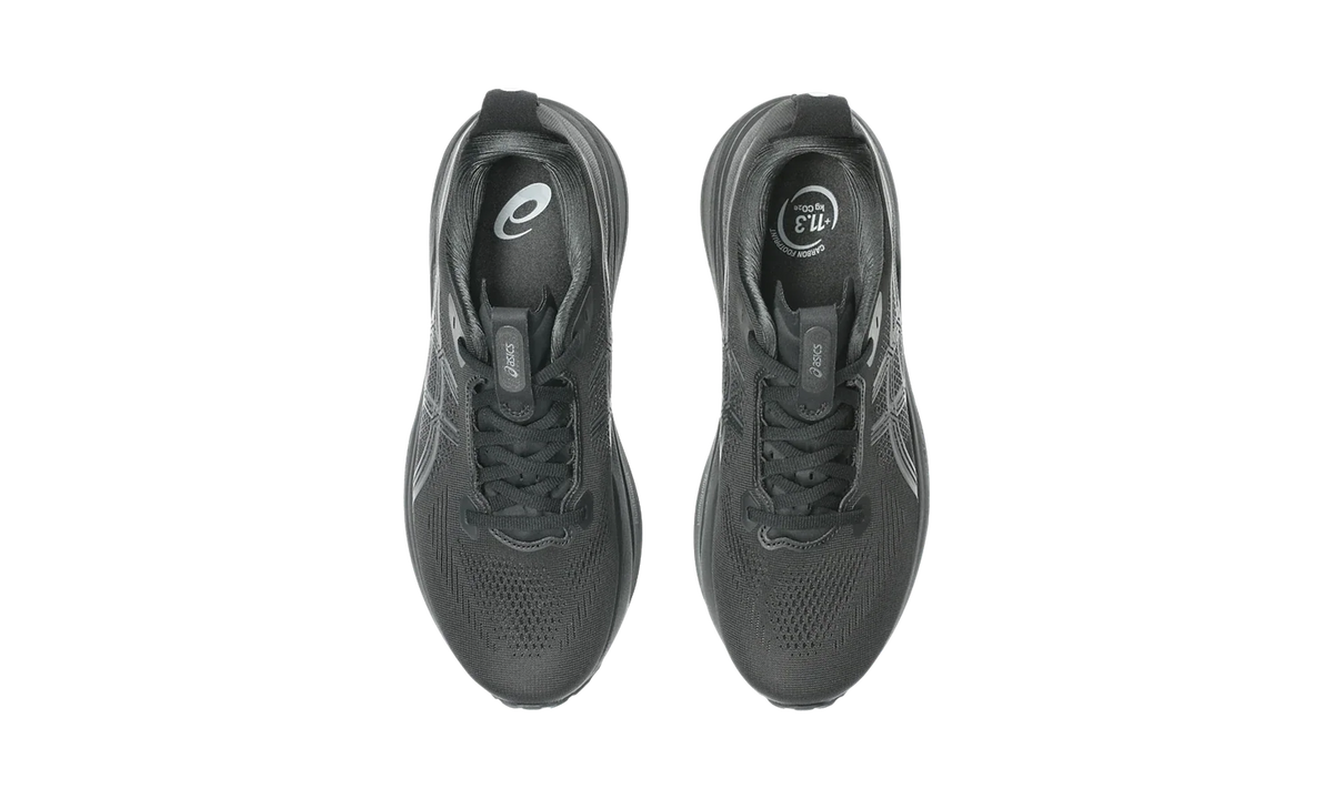 Overkicks - ASICS Gel-Kayano 33 Triple Black (1011C167-001) - detalle suela