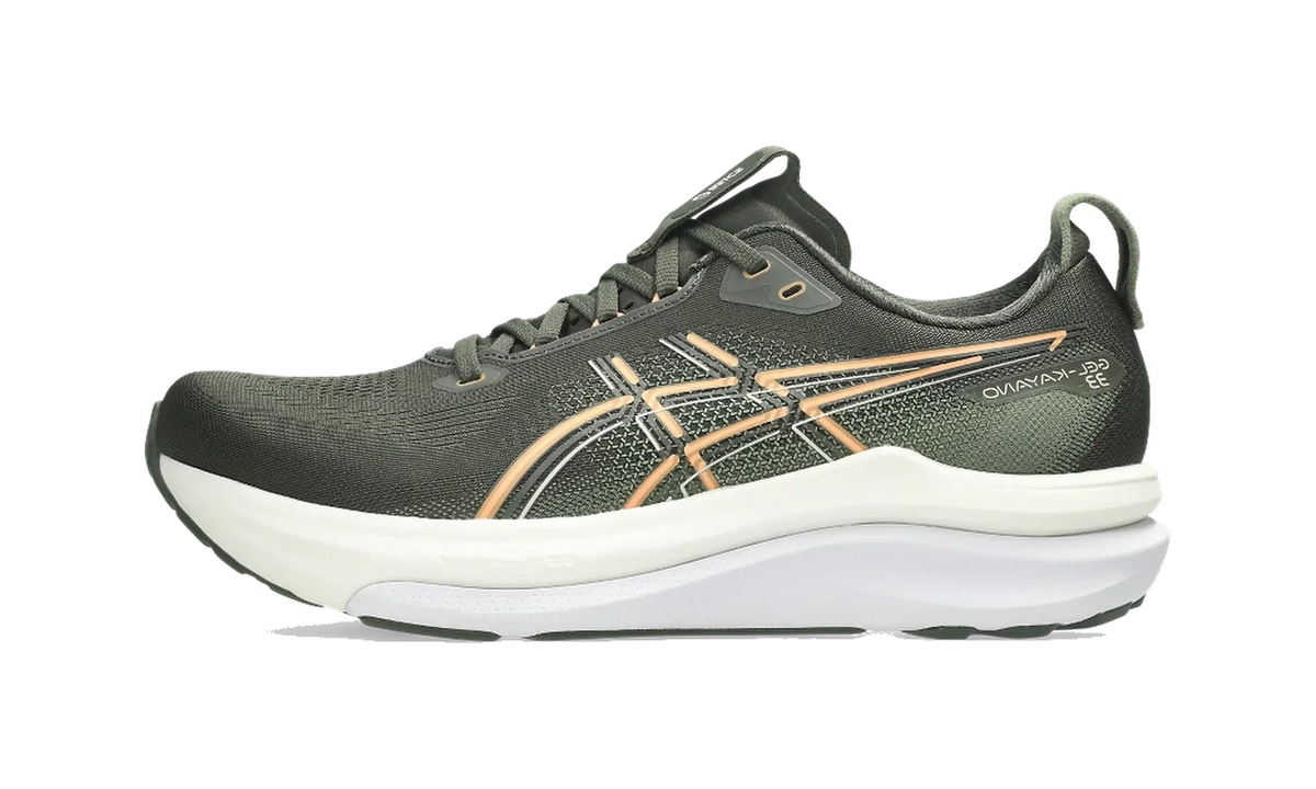 Overkicks - ASICS Gel-Kayano 33 Vintage Khaki Bright Sunstone (1011C167-200) - vista lateral