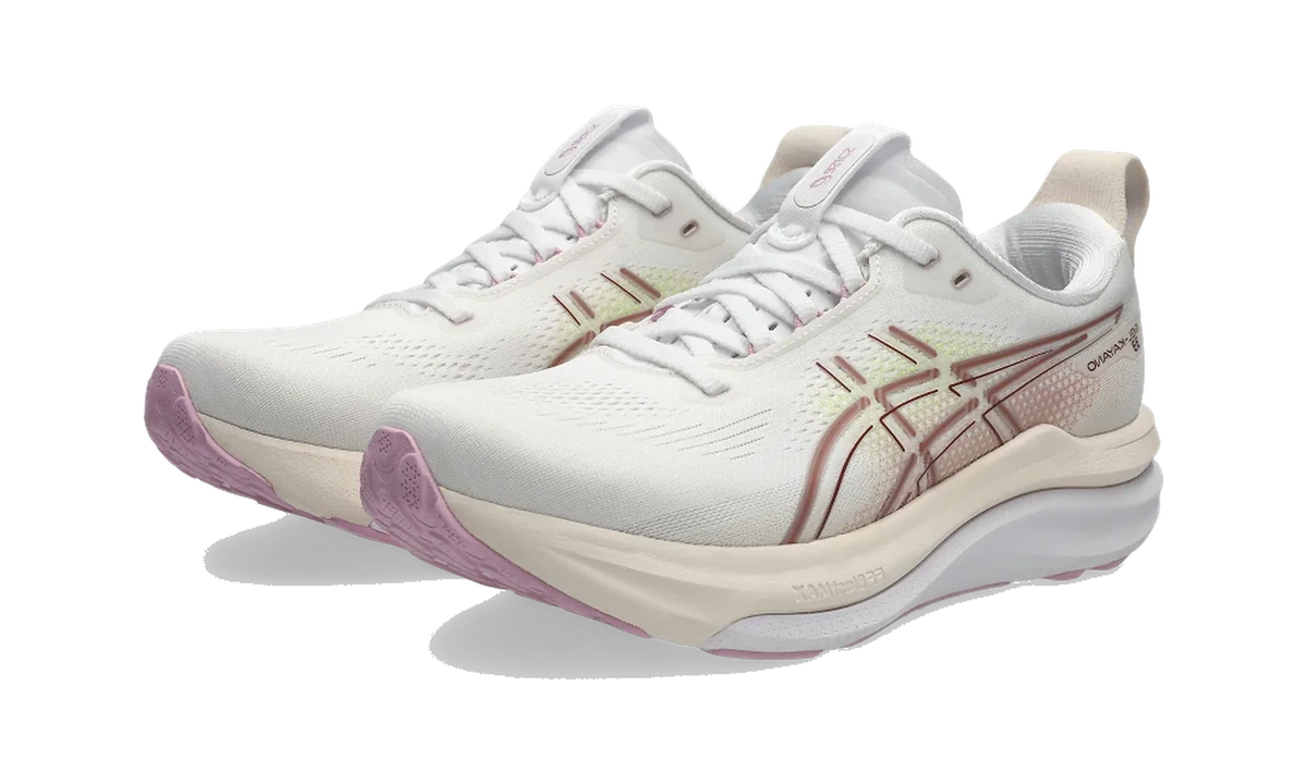 Overkicks - ASICS Gel-Kayano 33 White Hazy Lilac (Womens) (1012B939-100) - vista trasera