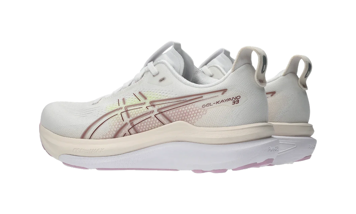 Overkicks - ASICS Gel-Kayano 33 White Hazy Lilac (Womens) (1012B939-100) - par completo