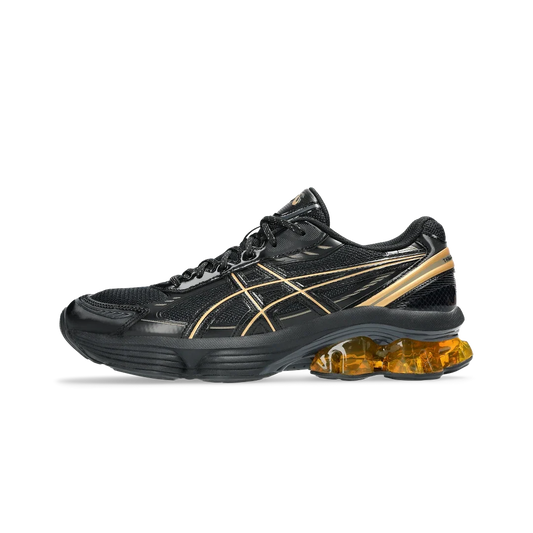 Overkicks - ASICS Gel-Kinetic Fluent Black Gold (1203A591-001) - vista lateral