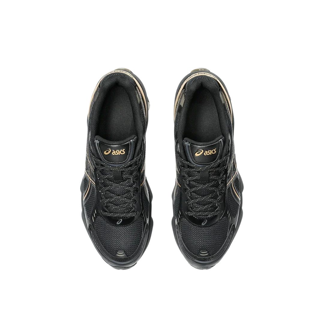 Overkicks - ASICS Gel-Kinetic Fluent Black Gold (1203A591-001) - detalle suela