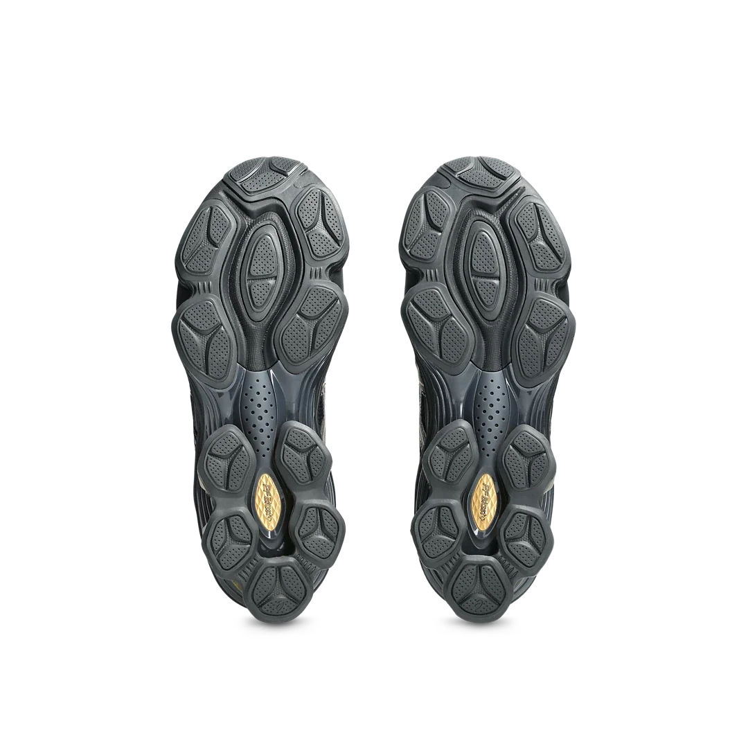 Overkicks - ASICS Gel-Kinetic Fluent Black Gold (1203A591-001) - vista superior