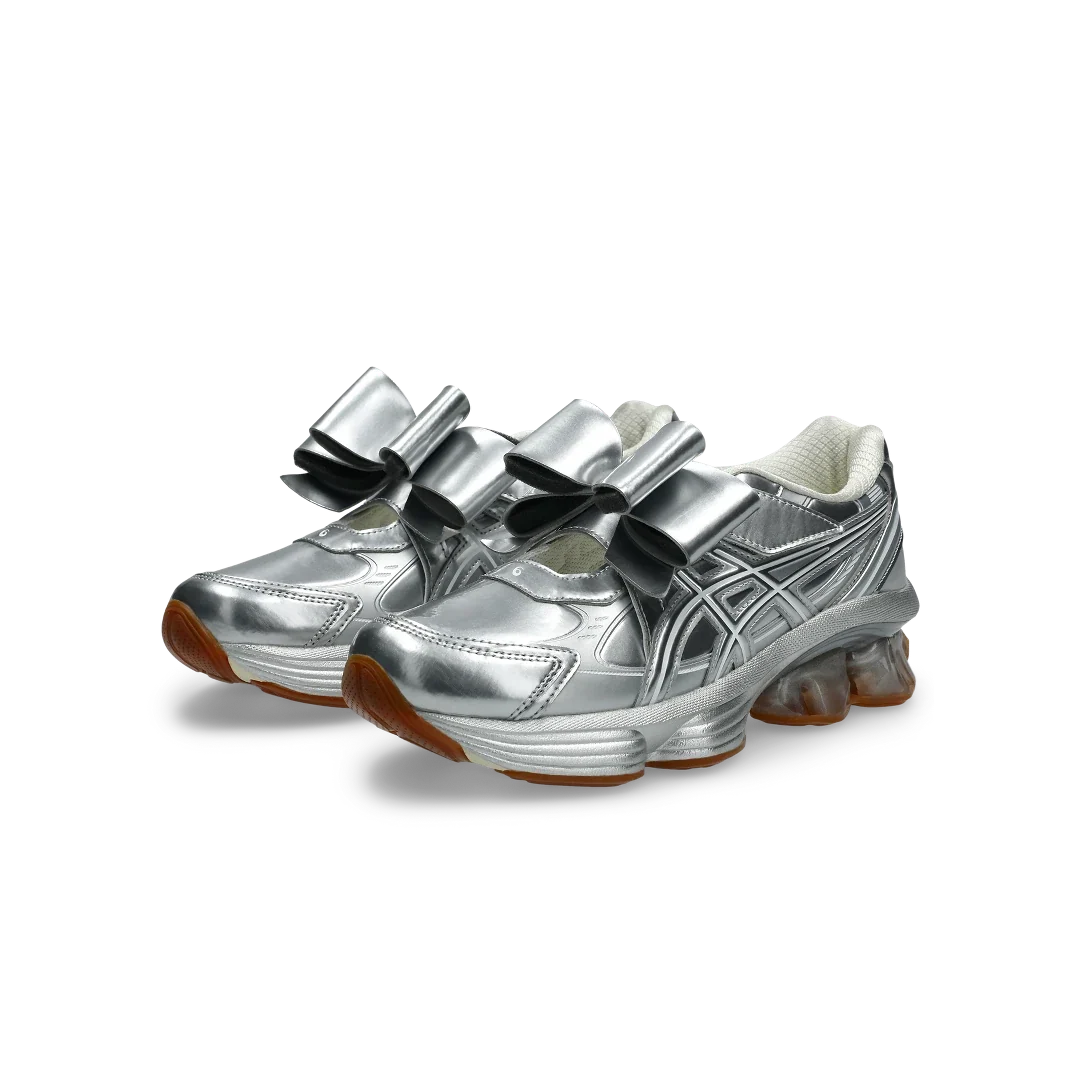 Overkicks - ASICS Gel-Kinetic Fluent SHUSHU TONG Pure Silver (1203A915-020) - vista trasera