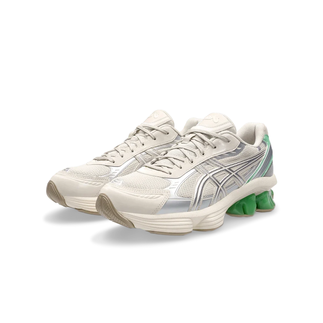 Overkicks - ASICS Gel-Kinetic Fluent Smoke Grey Pure Silver (1203A591-026) - vista trasera