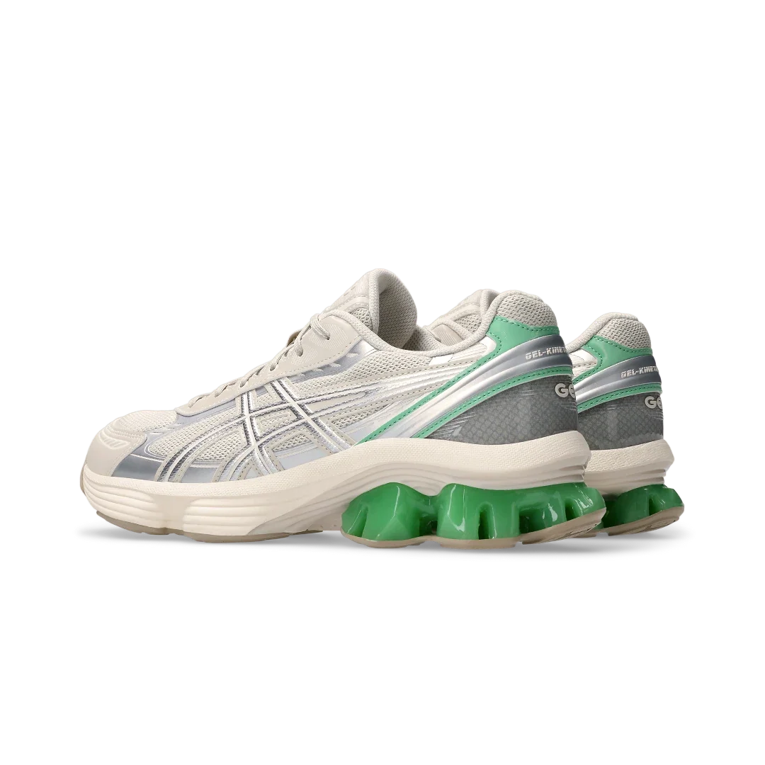 Overkicks - ASICS Gel-Kinetic Fluent Smoke Grey Pure Silver (1203A591-026) - par completo