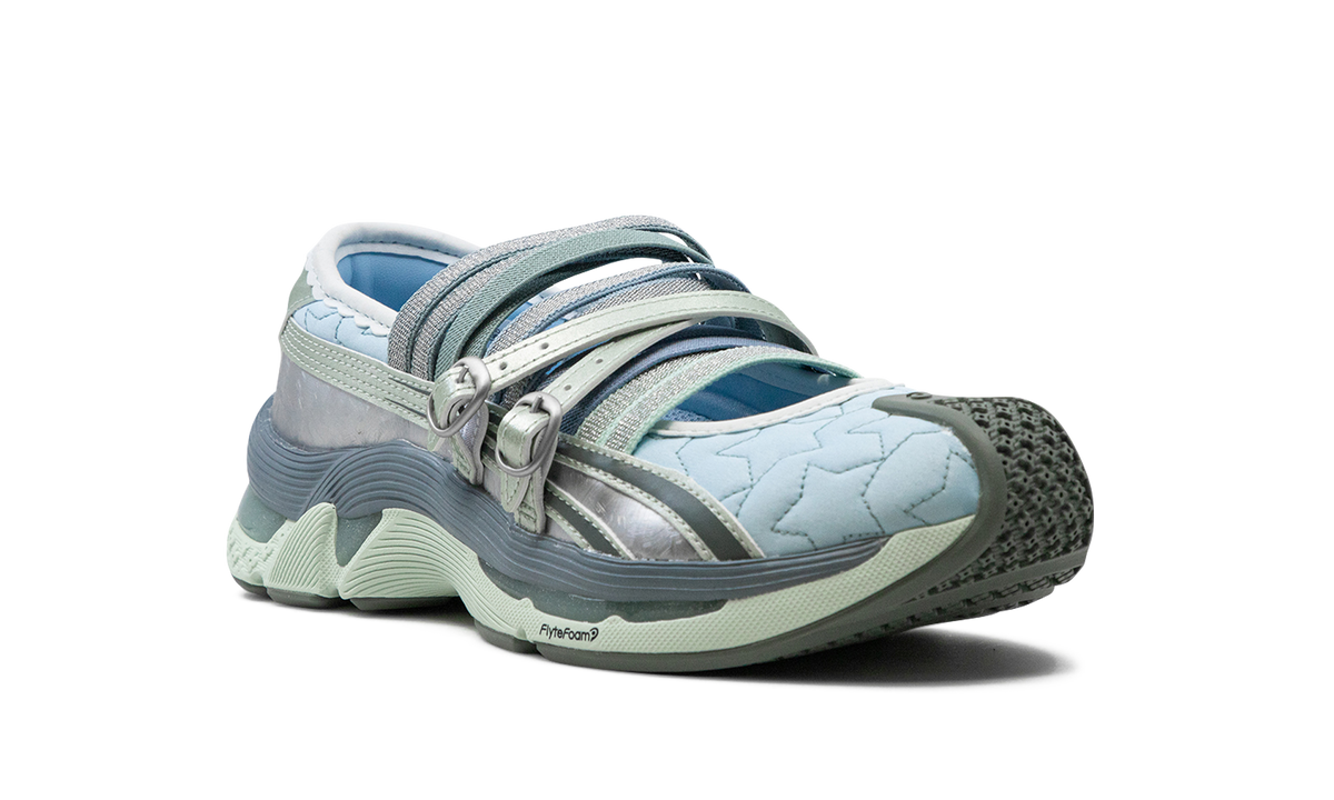 Overkicks - ASICS Gel-Lokros Heaven by Marc Jacobs Kiko Kostadinov Faded Denim (Womens) (1202A489-400) - detalle lateral interior