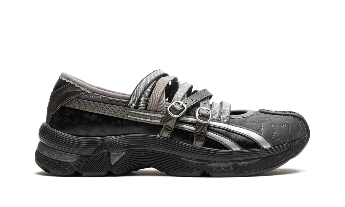 Overkicks - ASICS Gel-Lokros Heaven by Marc Jacobs Kiko Kostadinov Graphite Grey (Womens) (1202A489-020) - detalle talon