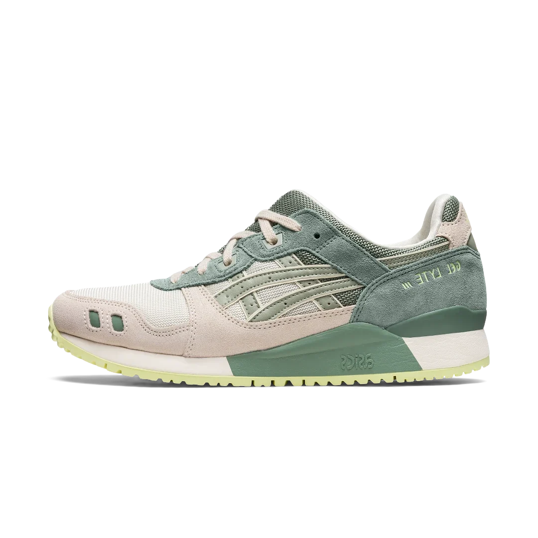Overkicks - ASICS Gel-Lyte III OG Cream Olive Grey (1201A832-101) - vista lateral