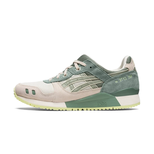 Overkicks - ASICS Gel-Lyte III OG Cream Olive Grey (1201A832-101) - vista lateral