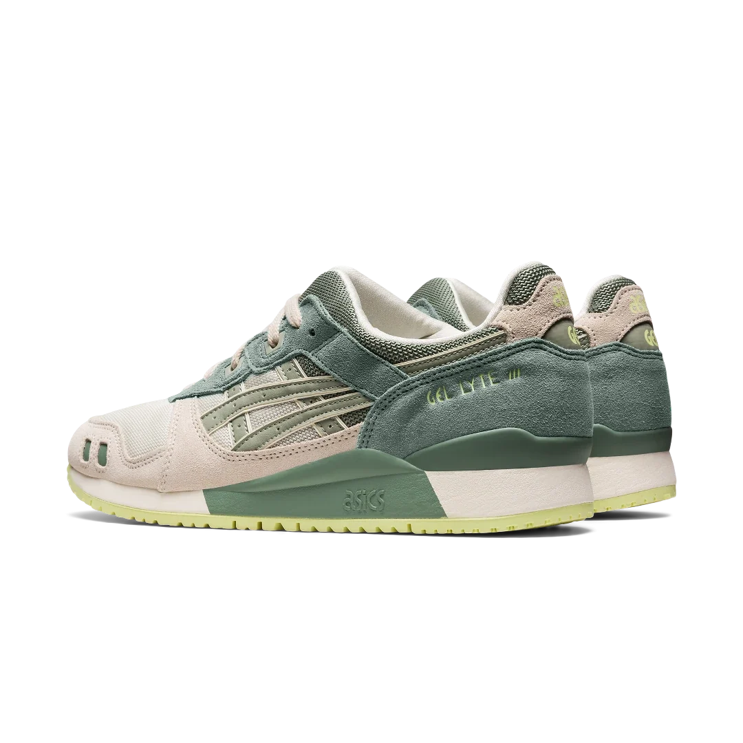 Overkicks - ASICS Gel-Lyte III OG Cream Olive Grey (1201A832-101) - par completo