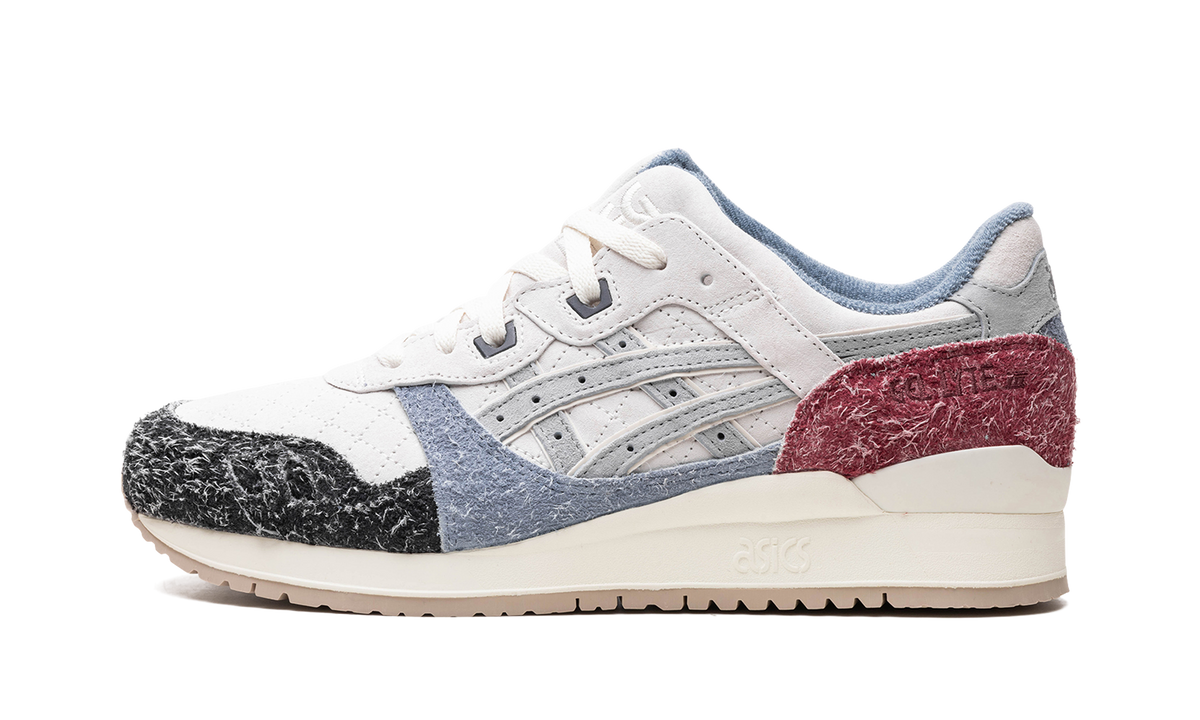 Overkicks - ASICS Gel-Lyte III Remastered Kith Seoul (1201A847-100) - vista lateral