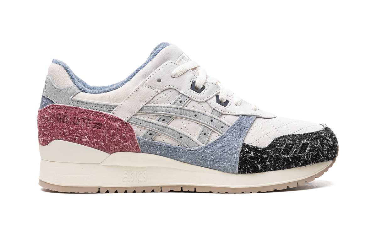 Overkicks - ASICS Gel-Lyte III Remastered Kith Seoul (1201A847-100) - detalle talon