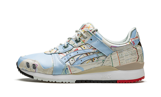 Overkicks - ASICS Gel-Lyte III atmos NYC Subway (1201A528-200) - vista lateral
